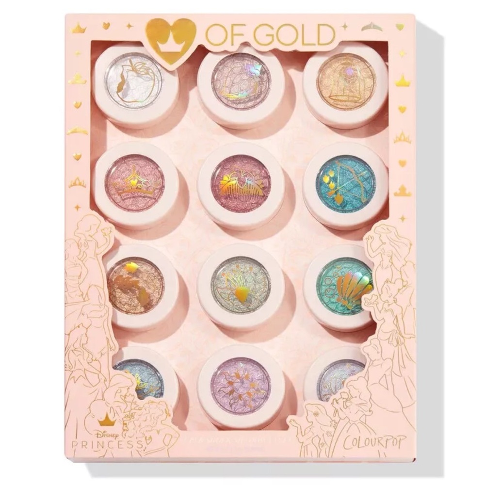 Disney Princess ColourPop -Heart of Gold Eyeshadow Set